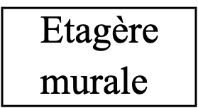 Etagère murale