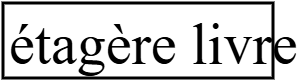 Étagère redimensionnable
