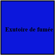 Exutoire de fumée bât B