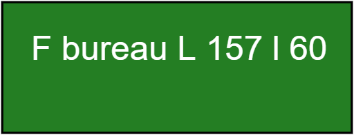 F bureau L 157 l 60