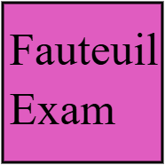 Fauteuil exam