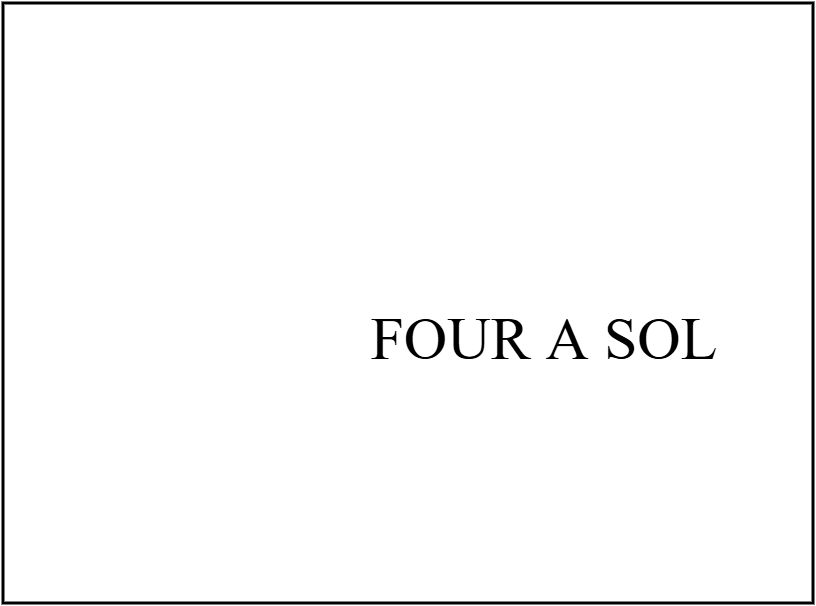 FOUR A PIED