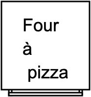 Four à pizza
