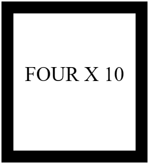 FOUR 10 PLAQUES