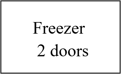 Freezer 2 doors