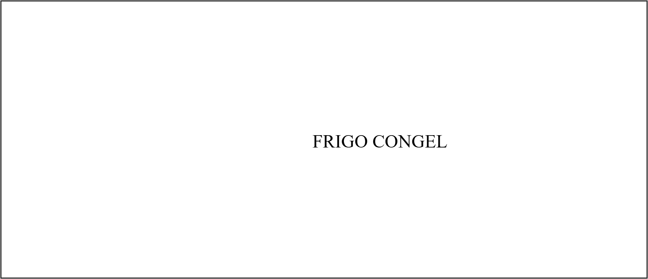FRIGO CONGEL