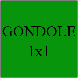 GONDOLE 1X1