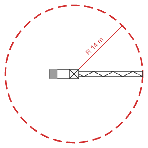 Grue à tour