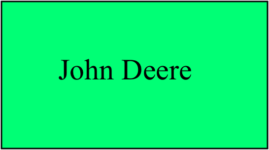 John Deere