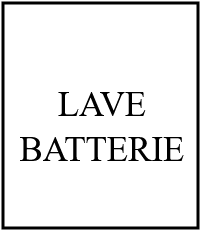 Lave batterie