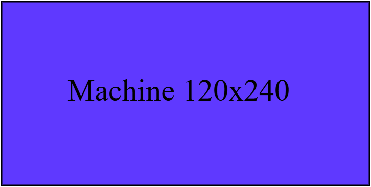Machine 120x240
