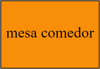 mesa comedor