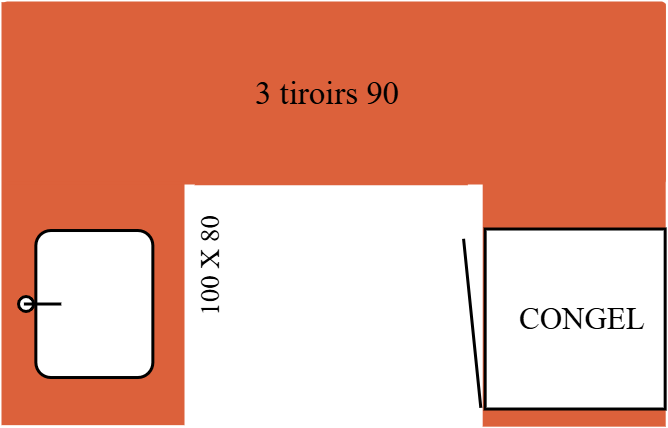 meuble arrière cuisine