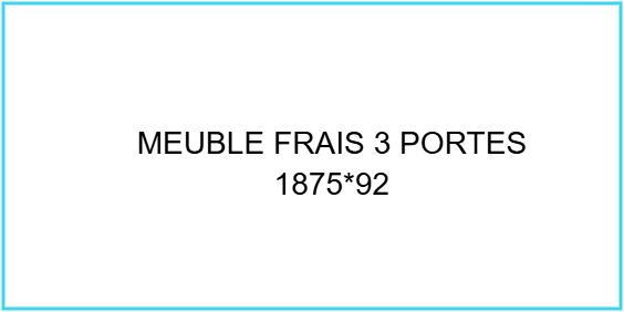 meuble frais 3 portes