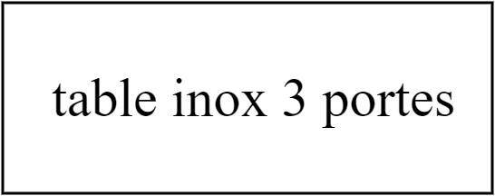 meuble  3 porte 180x70x90