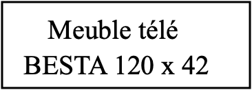Meuble télé BESTA