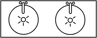Meuble 2 vasques