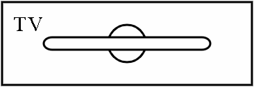 Meza + TV (120x40)