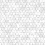 Mosaïque hexagonale blanche