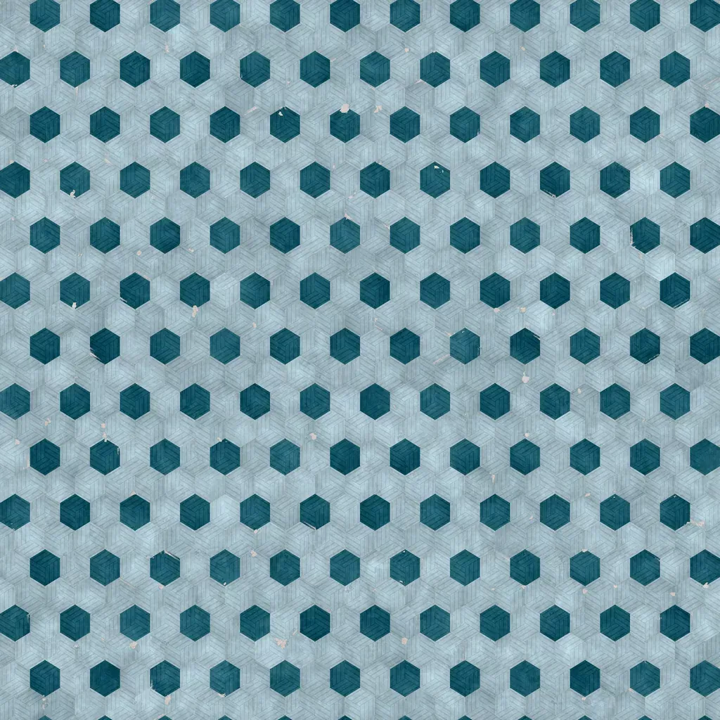 Mosaïque de piscine vert d'eau