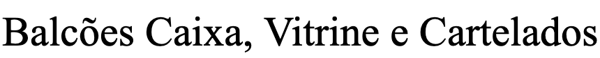 nome balcao