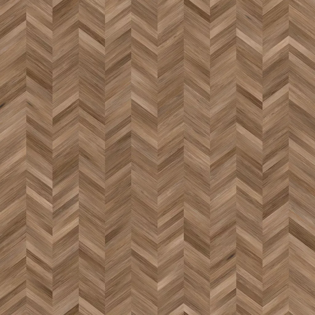 Parquet à chevrons clairs