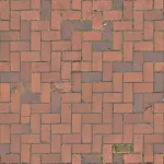 Pavés en chevrons