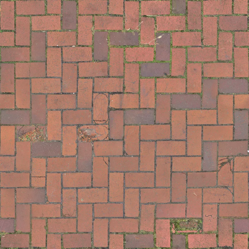 Pavés en chevrons