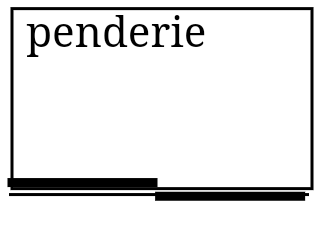 penderie 100x60