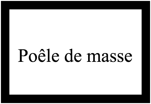 Pêole de masse