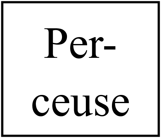 Perçeuse colonne