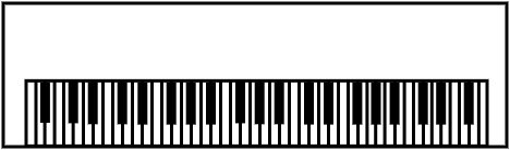 Piano clavier