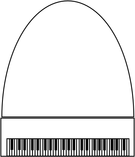 Piano à queue
