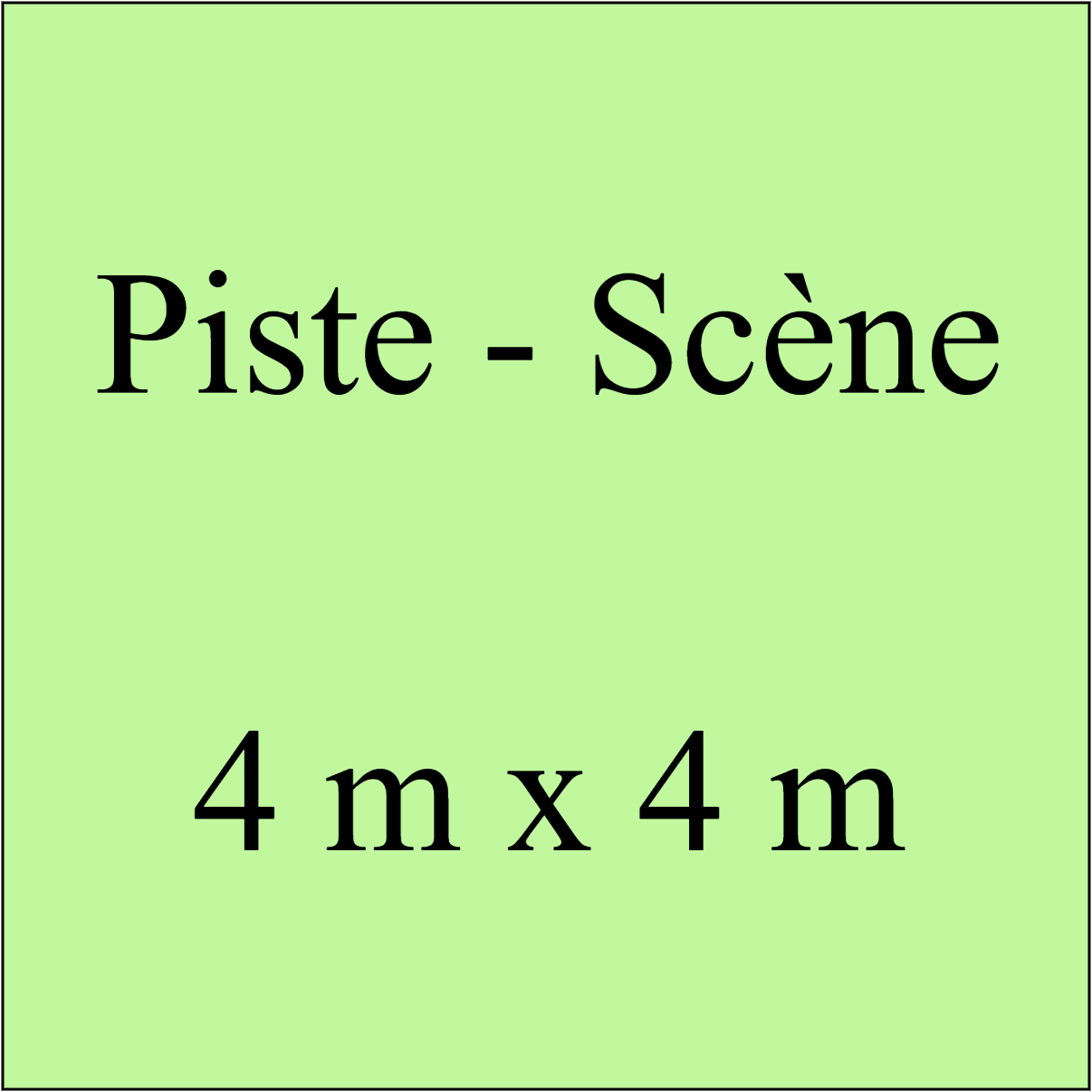 Piste - Scène