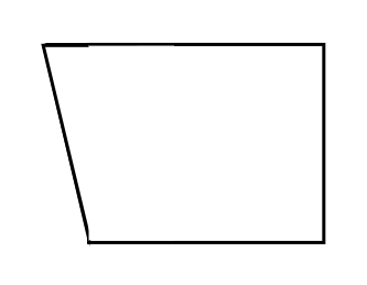 Plan de travail pas droit*