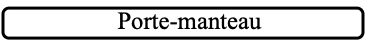 Porte-manteau