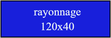 rayonnage stockage 120x40
