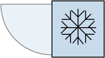 Refrigerateur congelateur porte