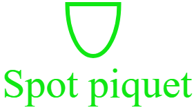 Spot piquet