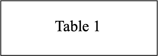 Table 1