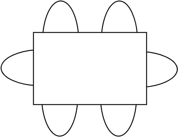 Table 4 - 6  pers. 80 x 125 cm 2