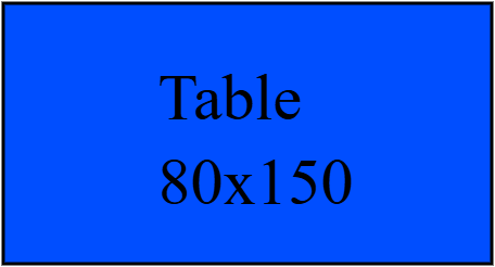 Table 80x150