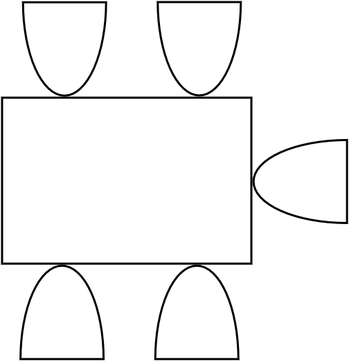 Table 5  pers. 80 x 120 cm