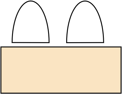 Table 2 pers. 50 x 130 cm