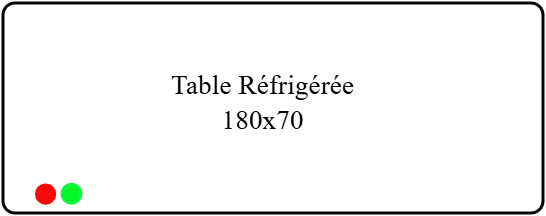 Table réfrigérée 3 portes