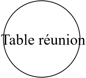 Table réunion