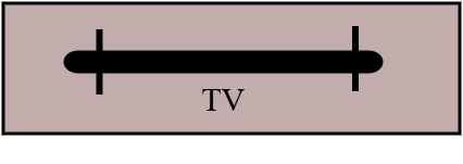 Téléviseur avec meuble