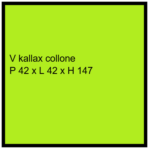 V Kallax feuilles enfant  l 42 x P 42 x H 147
