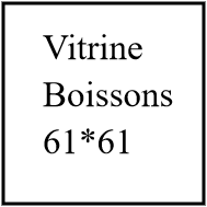 Vitrine boissons