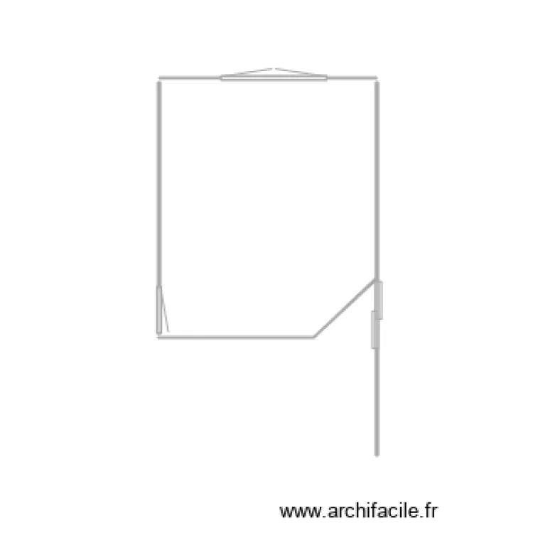 chambre des filles. Plan de 